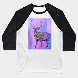 Deer Rainbow Baseball T-Shirt